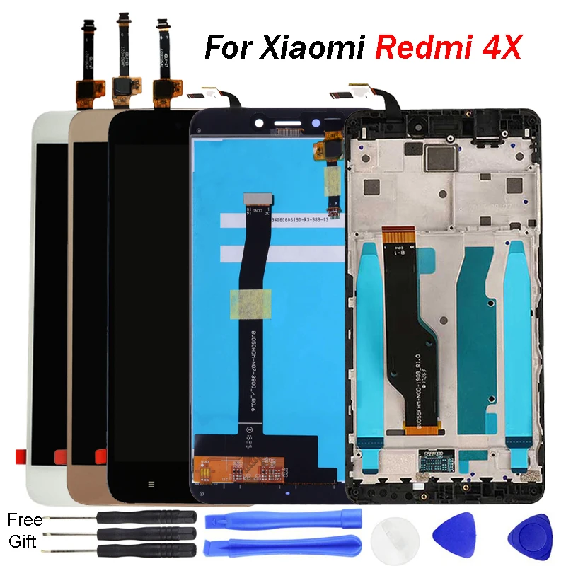 

For Xiaomi Redmi 4X LCD Display Touch Screen Digitizer Assembly with Frame Replacement 5.0 inch For Xiaomi Redmi 4X mobile LCD