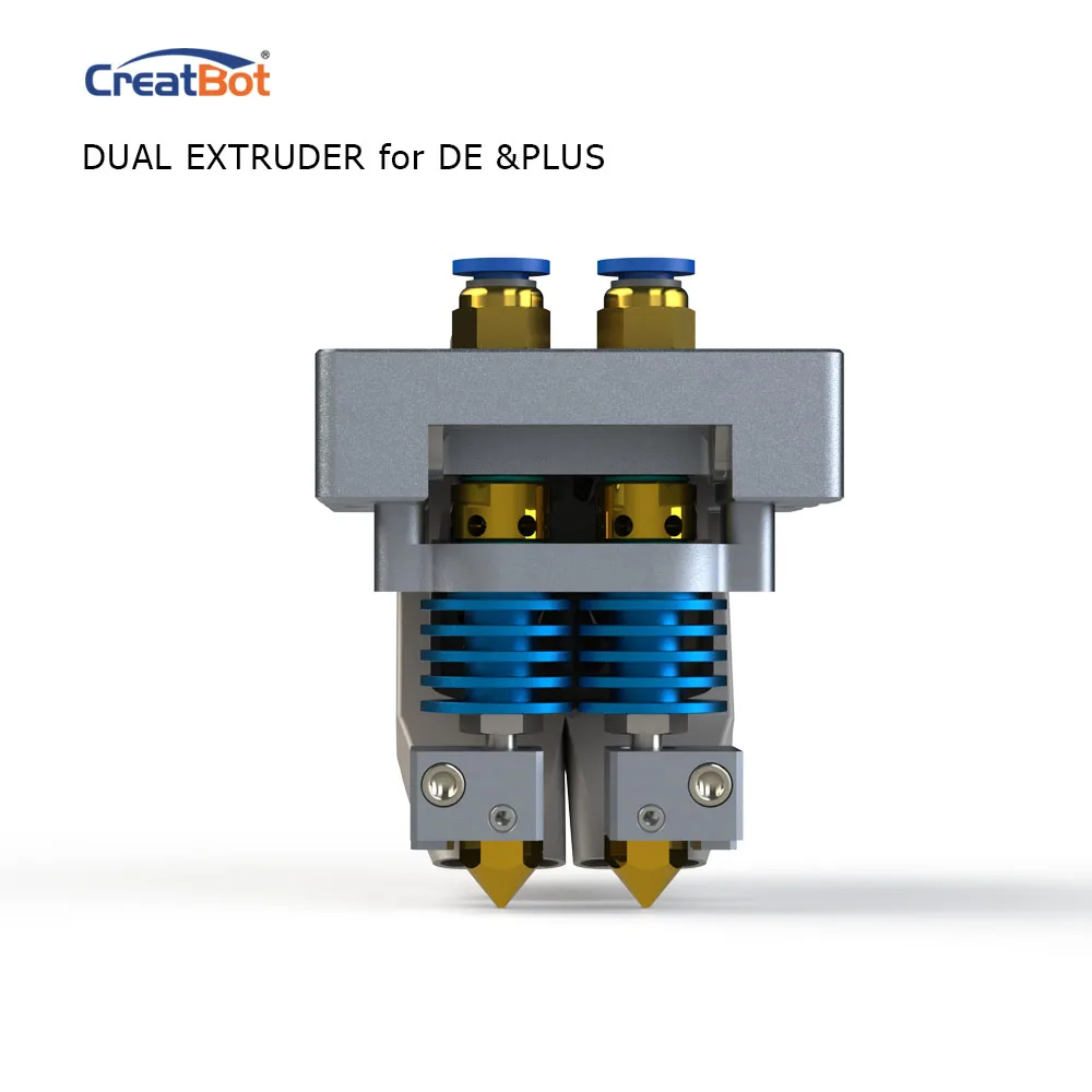 CreatBot DE PLUS02 большой размер сборки 400*300*520 мм двойной экструдер 3d металлический