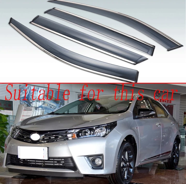 Пластиковый Наружный козырек для Toyota Corolla 2014 2015 2016 2017 2018 | Автомобили и мотоциклы