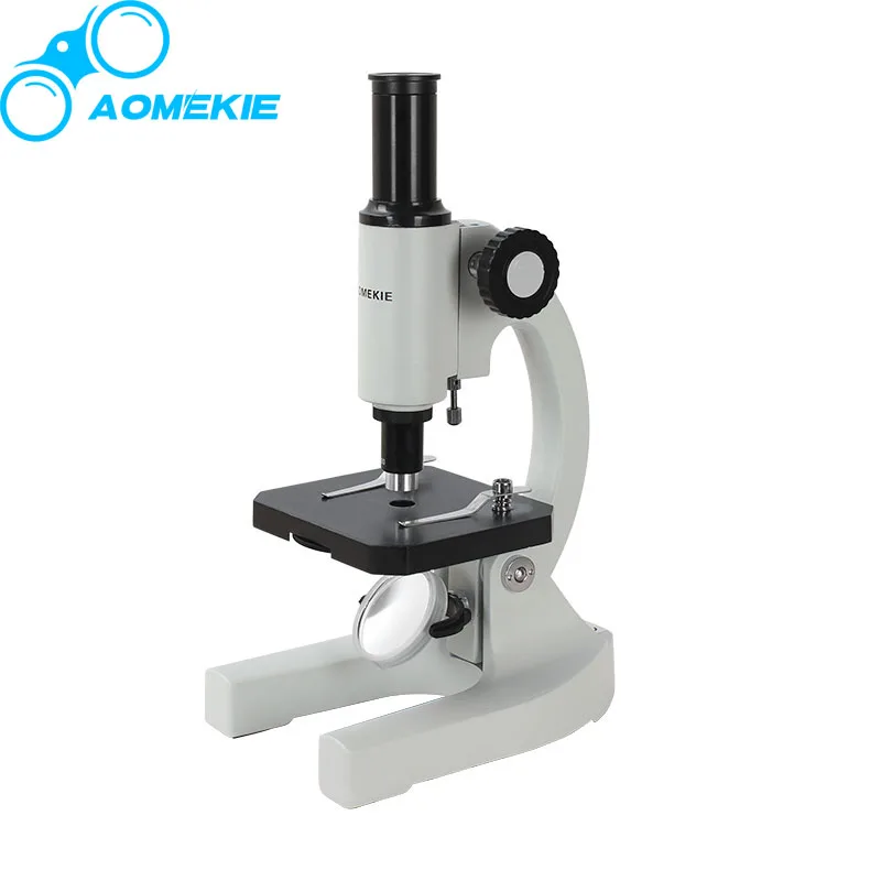 

AOMEKIE Biological Microscope 80X/200X Reflected Light Illumination Students Science Education Slices Watching Angle Adjustable