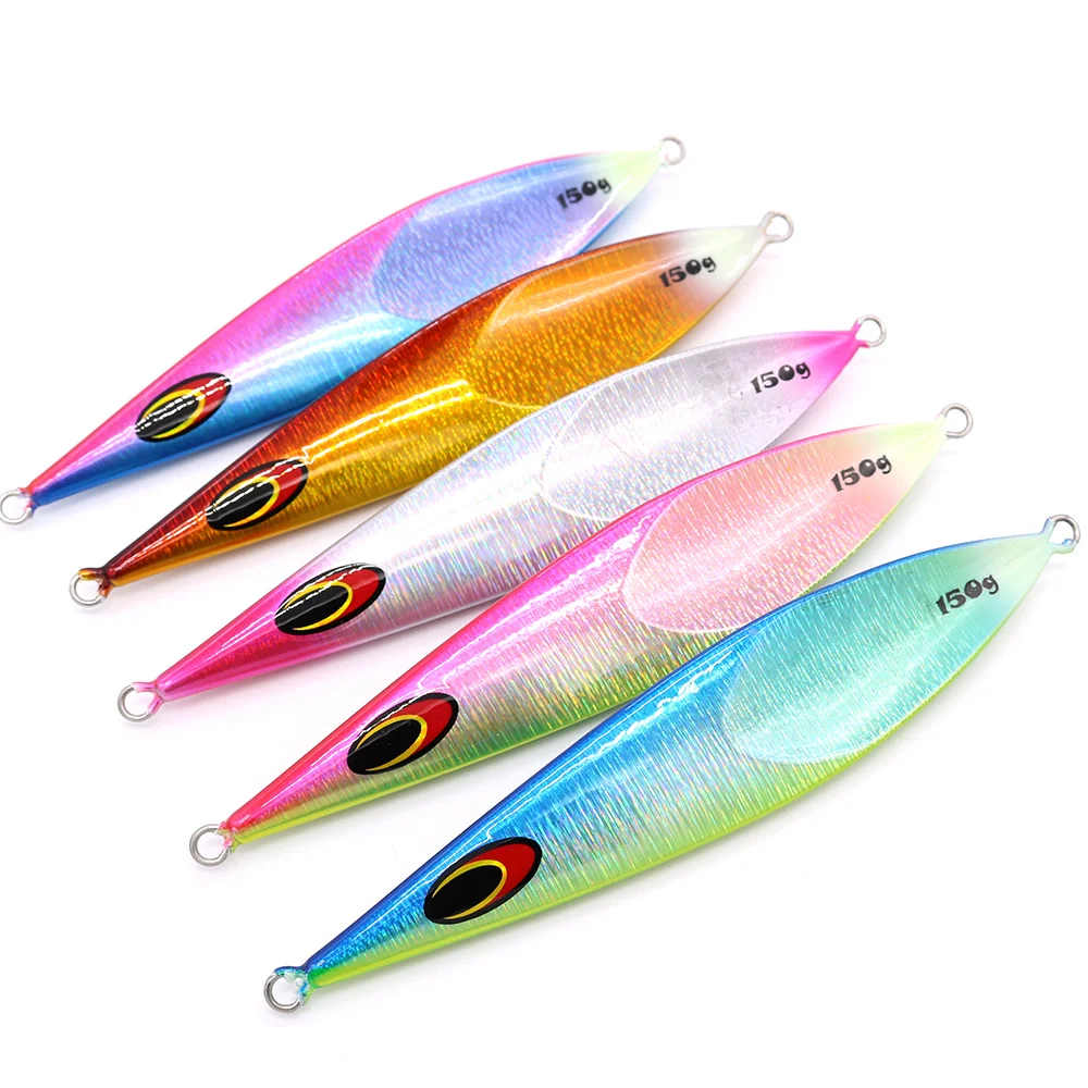 

Castfun Rector Jig Slow Jig Bait Fish Saltwater Jigging Lure 1pc 150g 200g 250g 300g Metal Jig Hard Baits Fishing Tackle