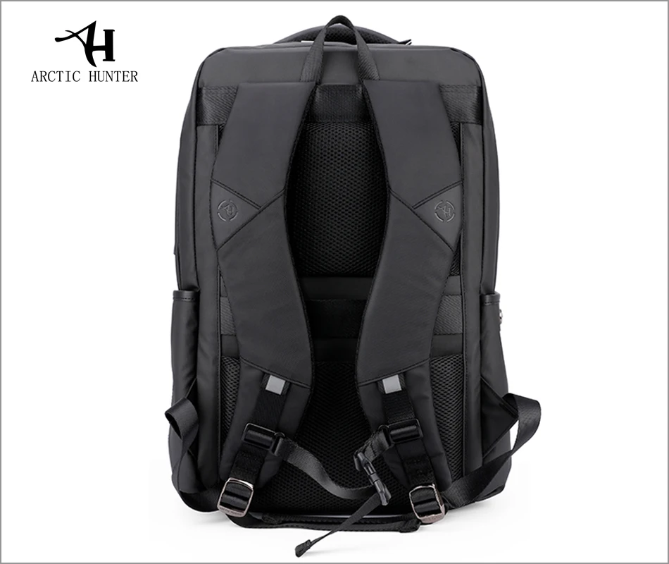 ARCTIC HUNTER 15," Ноутбук мужской рюкзак черный мужской водонепроницаемый Mochilas с подарком Повседневный дорожный рюкзак USB зарядка большой рюкзак