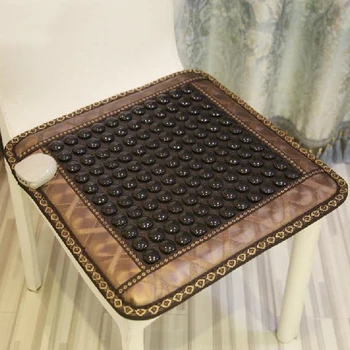 

2016 Stone Germanium Stone Jade Mattress Tourmaline Heating Pad Miniature Chair Cushion New Treatments for Sale Free Shipping