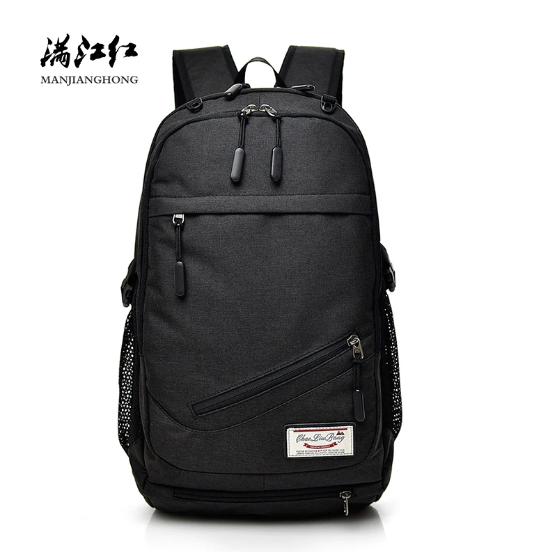 

Fashion Nylon Travel Backpack Men Casual Women Laptop Backpack Usb Charging Leisure School Bags For Teenager Girls Boys 17-530