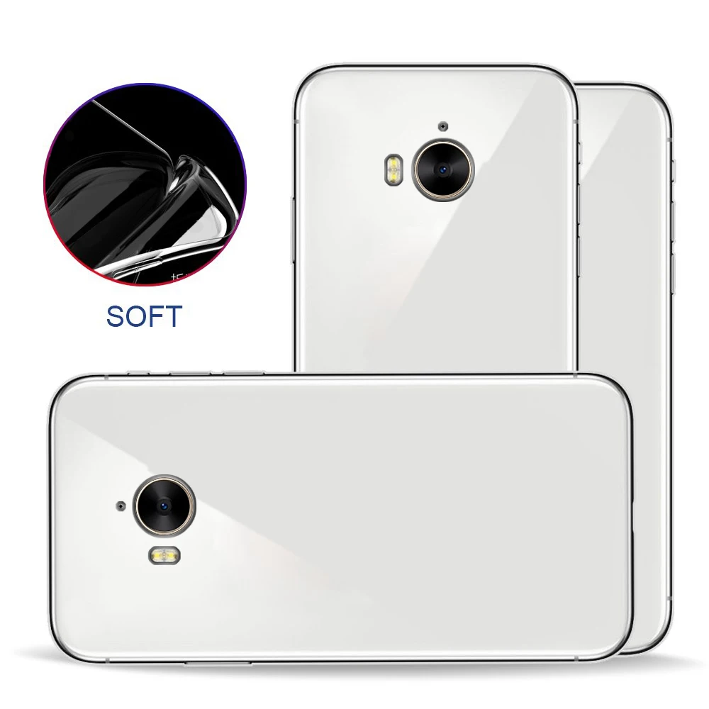 Подходит для HUAWEI Honor Play6 простой Мягкий Нескользящий Прозрачный чехол мобильного