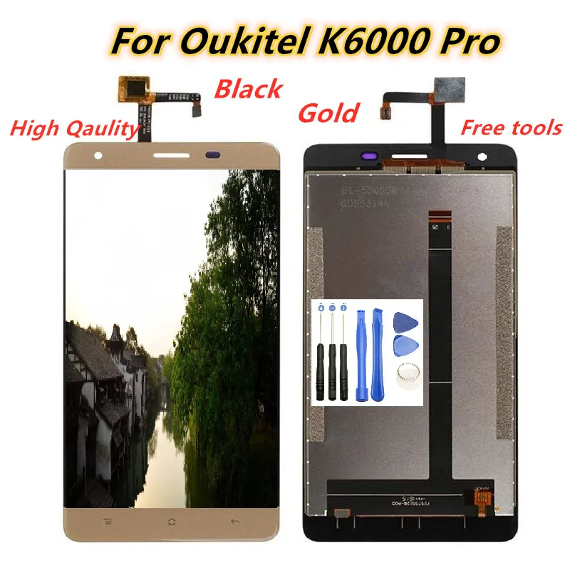 Для Oukitel K6000 Pro ЖК дисплей K6000Pro lcd мобильный телефон Дисплей Сенсорный экран Digitizer