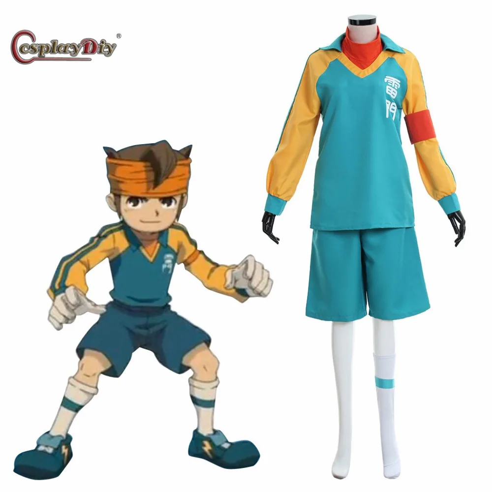 Косплэй DIY Inazuma Eleven Мамору Косплэй костюм команды школьная Униформа унисекс Хэллоуин Костюмы индивидуальный заказ J10