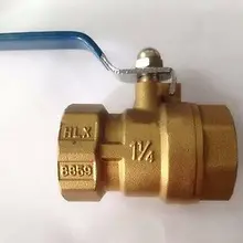 XU8859 латунный шаровой клапан равный Женский резьба " BSP PN 1,6 Mpa 229 PSI для воды, газа, масла