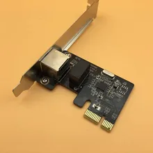 Компьютерная шина PCI-E Gigabit Ethernet адаптер с 1 портом RJ45 проводной 8111 чип 10/10/1000 Мбит сетевой карты для настольного компьютера