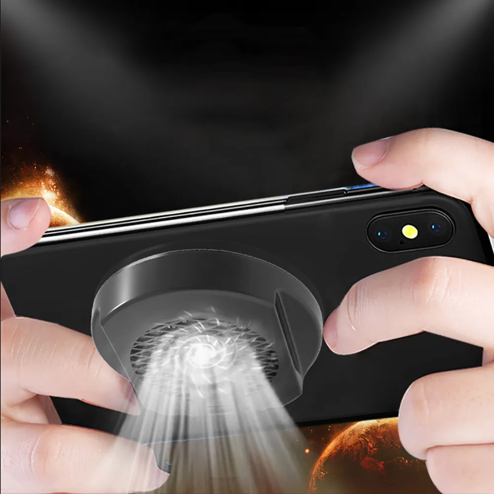 

Powstro Mobile Phone Radiator Phone Cooler Mobile Cooling Support Holder Bracket For IPhone Smart Phone Tablet Gamepad Cooler