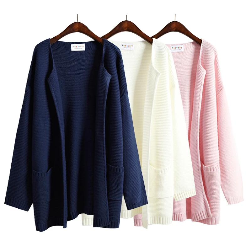 long navy cardigan sweater