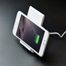 Qi Беспроводной Зарядное устройство, 3 витка, складное зарядное устройство, подставка для Samsung S6 Edge Plus, Note 5, Nexus 5, 6 для LG G3 G4 Замена