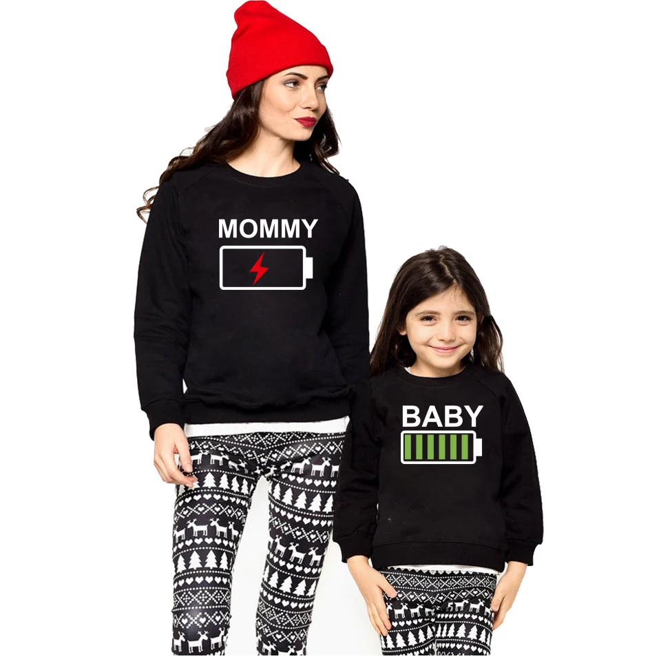 

family look mother and daughter sweatshirt mommy and me clothes family matching outfits mom daughter dresses baby girls clothing