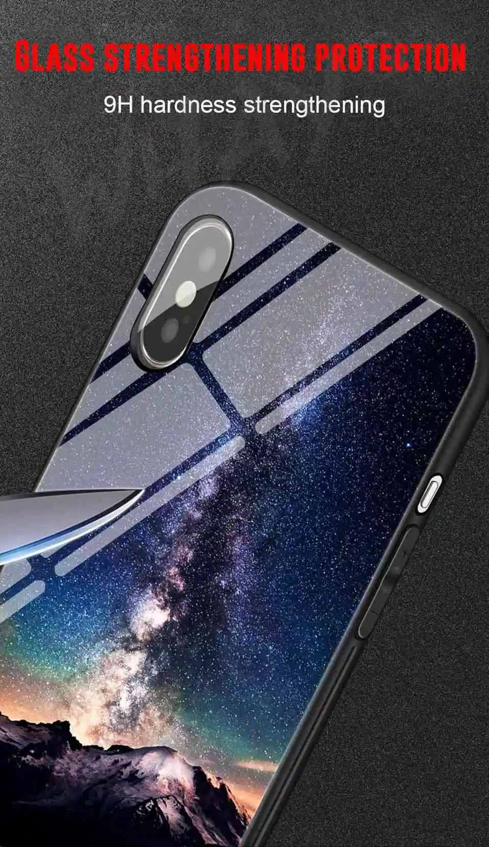 Luxury Case For iPhone X Silicone Bumper Mirror Tempered Glass Back Case For iPhone 6 6S 7 8 Plus iPhoneX Cover Funda Coque Capa (5)