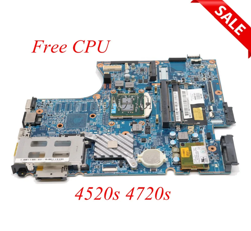 NOKOTION 598667-001 Laptop Motherboard For HP ProBook 4520s 4720s HM57 Main board H9265-2 48.4GK06.041 Free CPU NOKOTION 598667-001 Laptop Motherboard For HP ProBook 4520s 4720s HM57 Main board H9265-2 48.4GK06.041 Free CPU