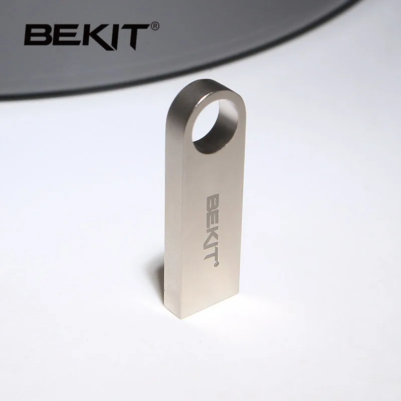 Bekit USB флеш-накопитель 64 ГБ металлическая Флешка высокоскоростная USB флешка 32 ГБ флеш-накопитель реальная емкость 16 ГБ 8 ГБ USB 2,0 флеш-накопитель