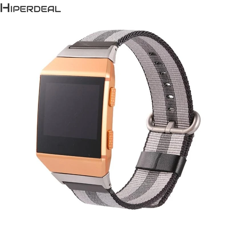 HIPERDEAL новый релиз спортивный тканый нейлоновый браслет ремешок для Fitbit Ionic Hot 17Dec16