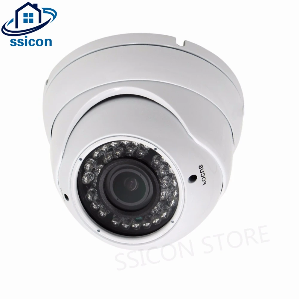 SSICON H.265 2.8-12mm Varifocal Lens Home 4X Manual Zoom IP Camera Dome Full HD IR Distance 30M 1080P Network Camera 2MP Onvif SSICON H.265 2.8-12mm Varifocal Lens Home 4X Manual Zoom IP Camera Dome Full HD IR Distance 30M 1080P Network Camera 2MP Onvif