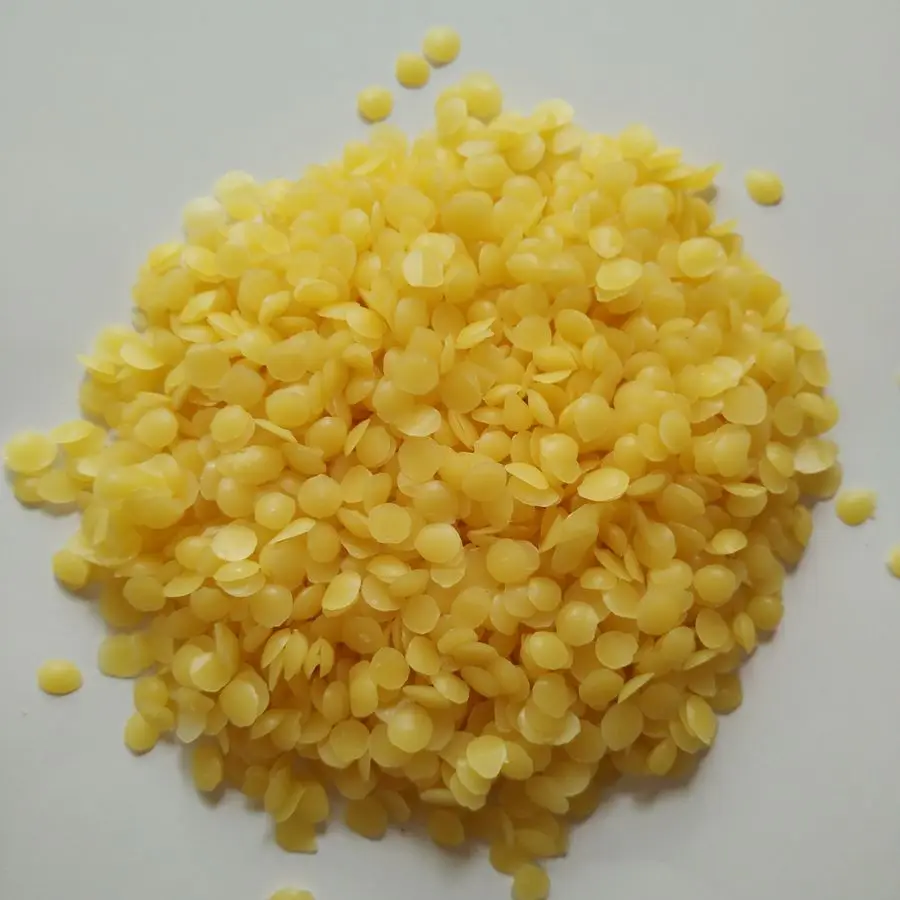100 natural pure yellow refined beeswax pellet candle grade 10kgin