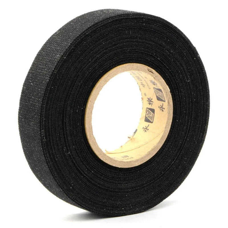 

19mmx15m Tesa Coroplast Adhesive Cloth Tape for Cable Harness Wiring Loom Electrical Tape