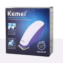 Hair clipper kemei electric trimmer cutter hair cutting machine haircut battery beard trimmer for men and children 2601