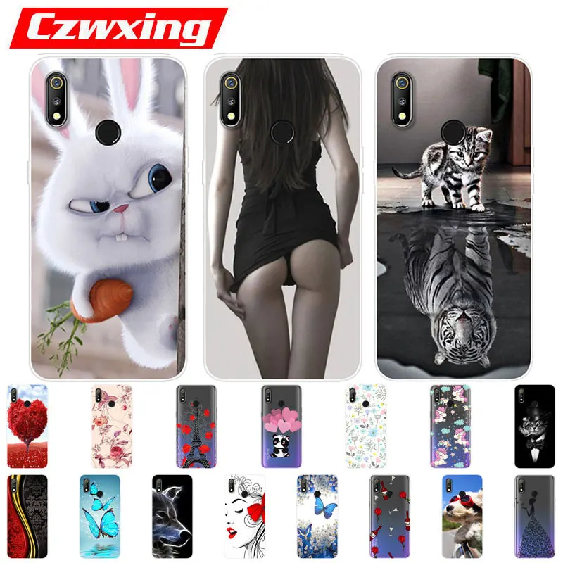 Realme 3 Case Silicone TPU Protective Cover Cartoon Phone Case For OPPO Realme 3 Realme3 Case Soft