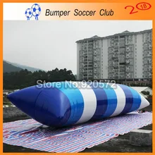 Печать логотипов! туфлях-лодочках! Изготовление на заказ! 9x3 м надувная водная капля, надувная подушка для воды, надувной шарик для озера на продажу