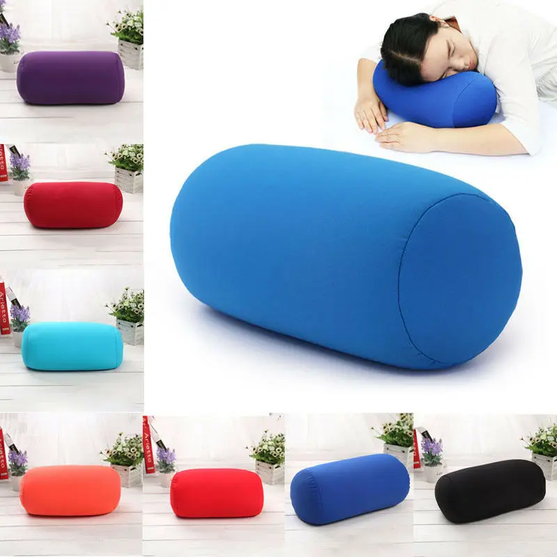 

Micro bead Roll Car Cushion Neck Head Leg Back Support Light Travel Pillow