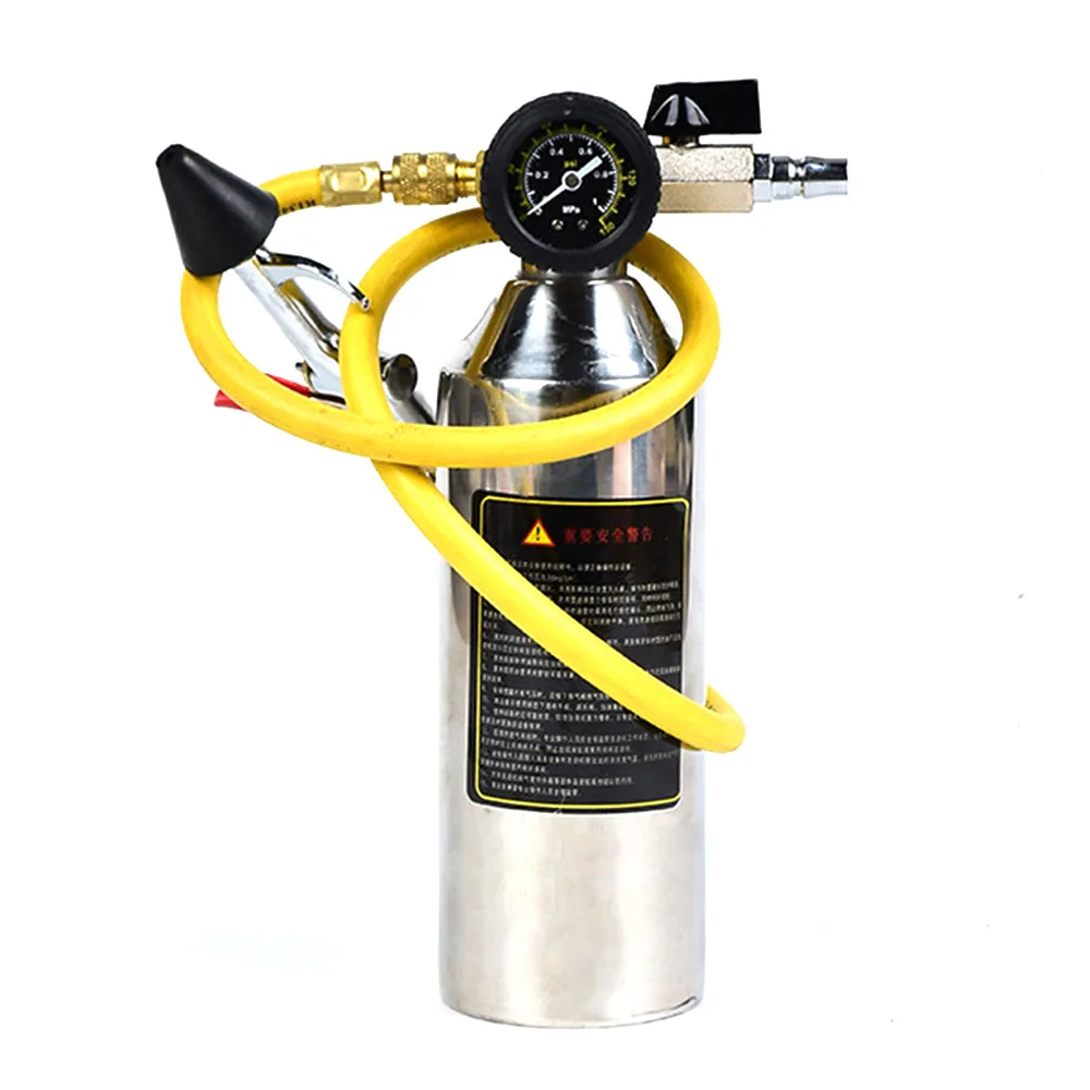 

1pc Car air conditioning pipe cleaning bottle A/C Flush Kits Canister for Clean Gun Tool Car Pipe Wash Time Saving Vehicle Air C