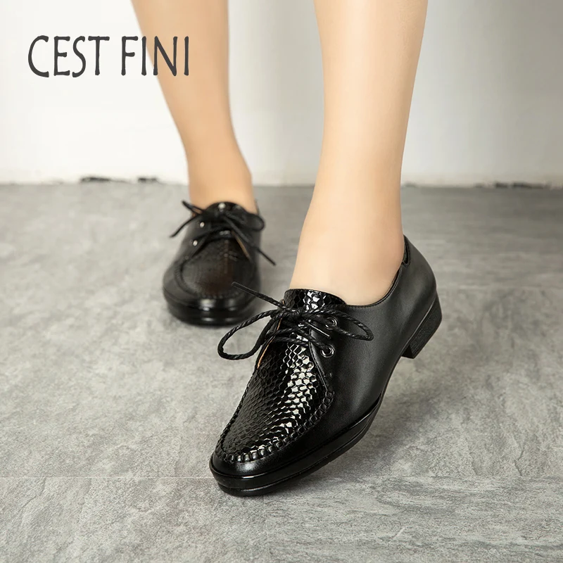 Women Shoes CESTFINI Summer Women Brand Leather Oxford Shoes Women ...