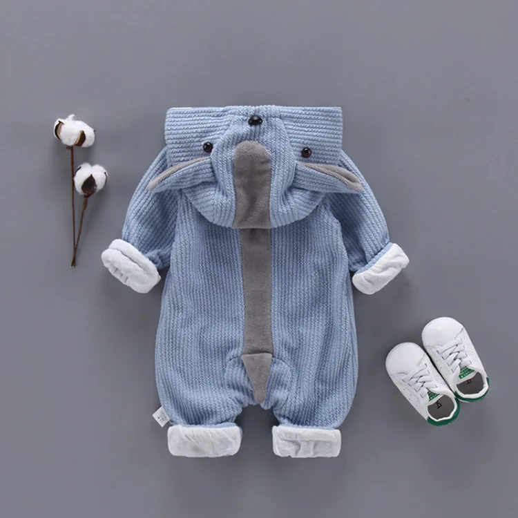 Otoño e Invierno bebé recién nacido ropa de bebé de mono de lana niños mameluco con capucha mono koala bebé Bebe niño Macacao Otoño e Invierno bebé recién nacido ropa de bebé de mono de lana niños mameluco con capucha mono koala bebé Bebe niño Macacao