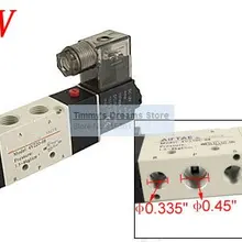 Высокое качество 1/4 ''4V220-08 внутренний тип направляющей воздуха Управление электромагнитный клапан AC110V или AC220V
