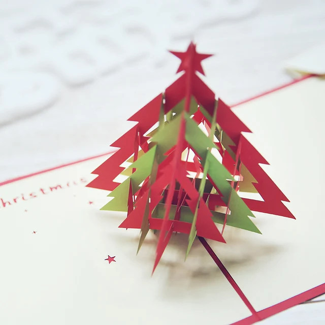 christmas tree cards