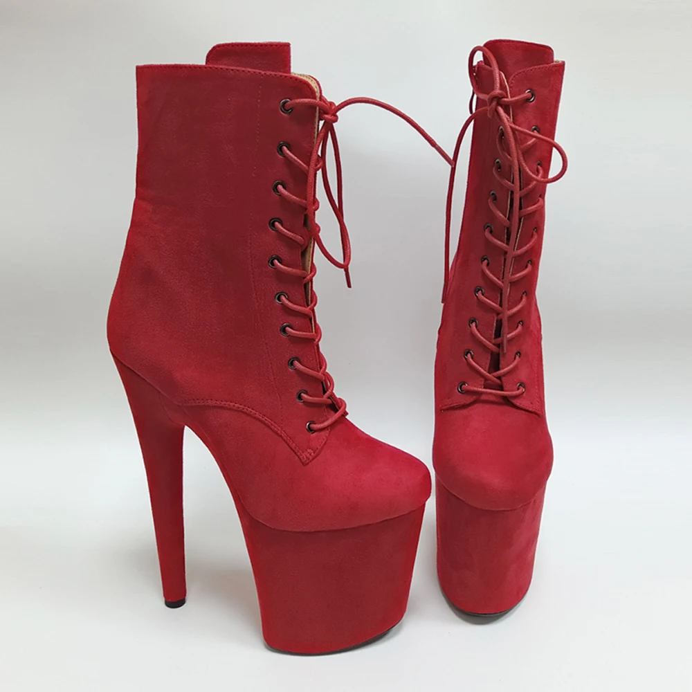 Leecabe/Полуботинки винно-красного цвета обувь на очень высоком каблуке пикантная обувь для танцев на шесте на каблуке высотой 8 дюймов, больше цветов