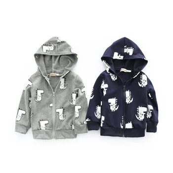 

2019 Spring New Kids Casual Jackets Boys and Girls Hooded Long Sleeve Coats Toddler Outwear Clothes Baby Girl Jackets Outwear
