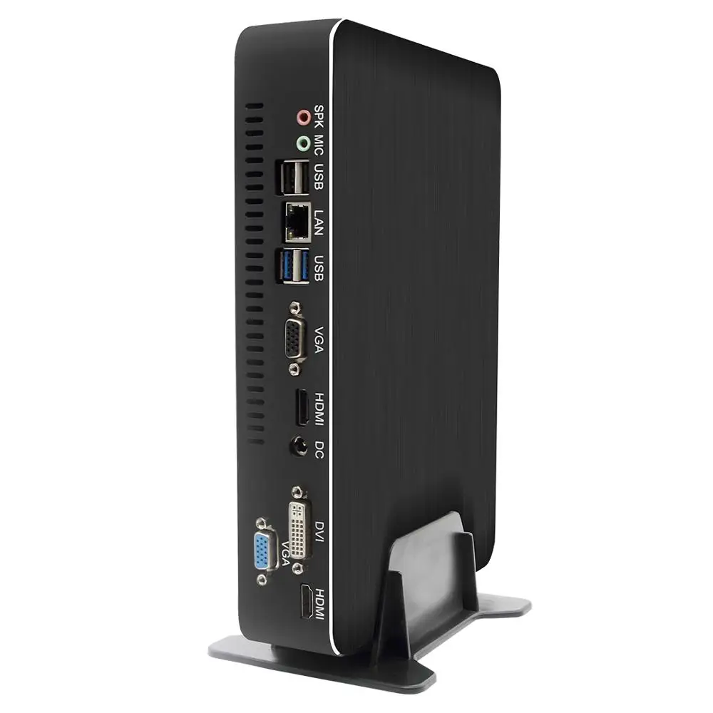 Четырехъядерный процессор Intel i3 8100 HTPC Mini Pc с HDMI DVI 4K игровой компьютер поддержкой 2G