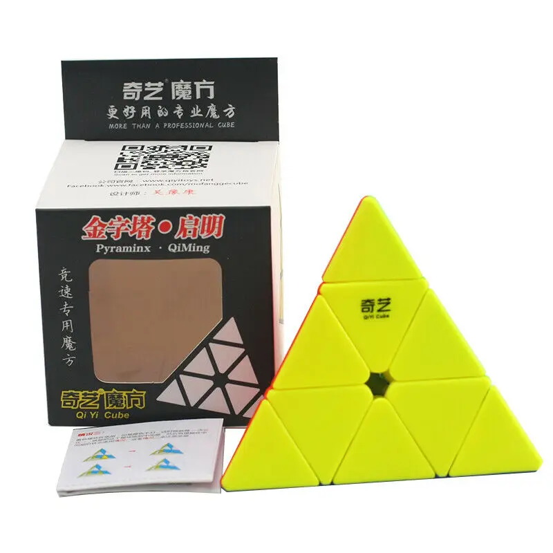 

Qiyi Qiming A Speed Magic Cube Pyraminx Speed Cube Magic Bricks Block Brain Teaser New Year Gift Toys for Children