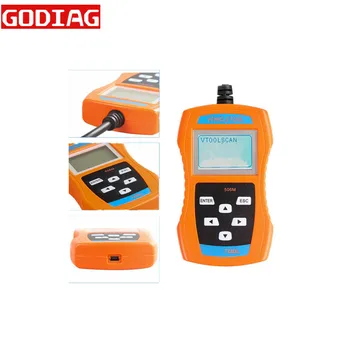 

VEHICLETOOL 506M Code Reader Support TP-CAN New UDS Protocol User to Pinpoint Engine, Transmission, ABS and Airbag Faults