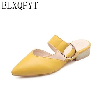 

BLXQPYT Sandalias Mujer 2019 Sapato Feminino Big Size 32-48 Summer Women Casual Beach Sandals Slippers party shoes woman 107-1