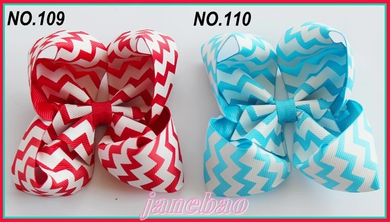 

free shipping 2017 Newest 500pcs 4'' fashion Boutique hair bows Girl ABC hair clips print ribbon bows B