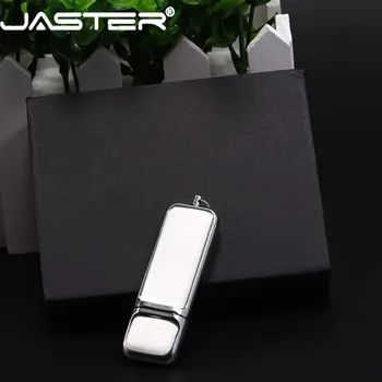 

JASTER custom logo colour print leather usb 2.0 memory sticks flash drive pen drive 64GB 32GB 16GB 8GB 4GB company gift