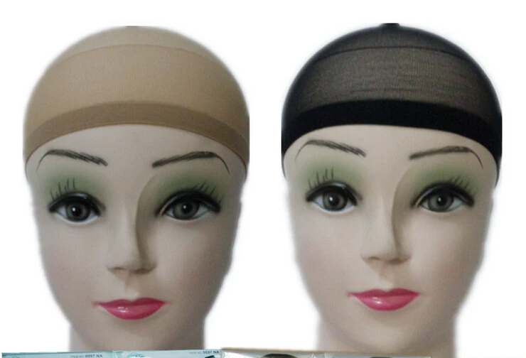 Hair Mesh Wig Cap Hair Nets Wig Liner Hairnet Snood Glueless Dome Wig Cap 2Pcs Stretchable Elastic Hair Net ty