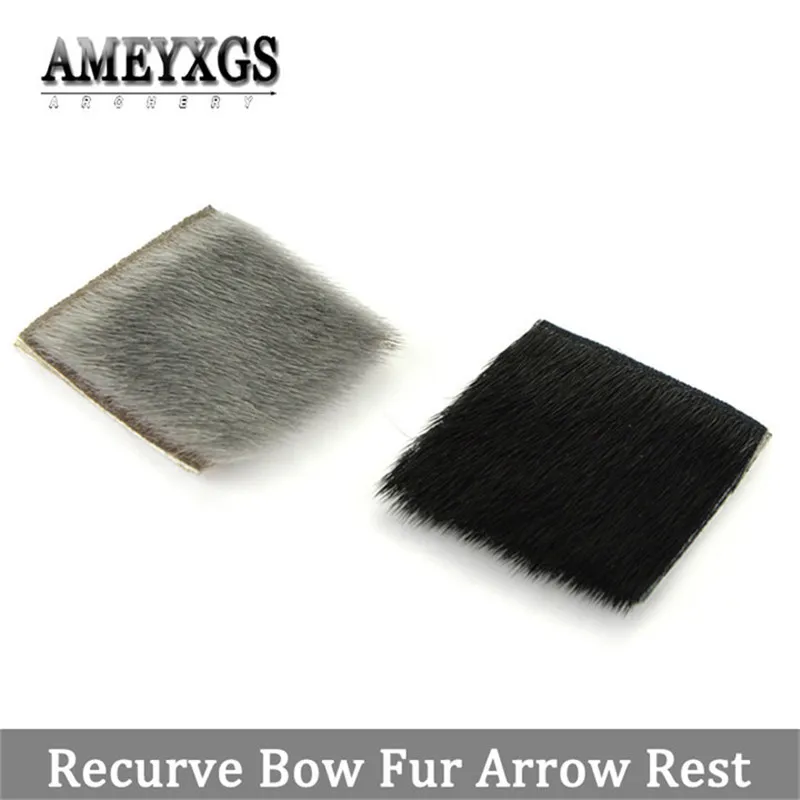 

2pcs Fur Arrow Rest Recurve Bow Longbow Traditional Bow Shooting Silencer Arrow Rest For Outdoor Hunting Archery Accessories