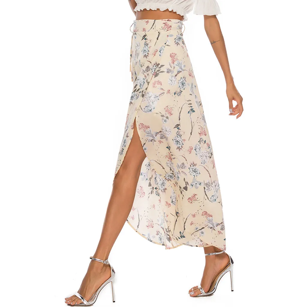 JAYCOSIN для женщин юбка 2019 Модные женские s Gypsy Длинные Джерси обтягивающая юбка-Макси Дамы 5,10