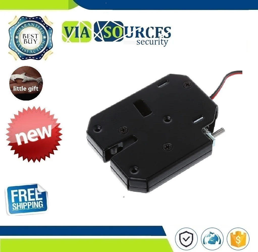 

Carbon Steel 150KG/330lb Electric Magnetic Lock Door Access Control DC 12V Cabinet Drawer Electric Lock