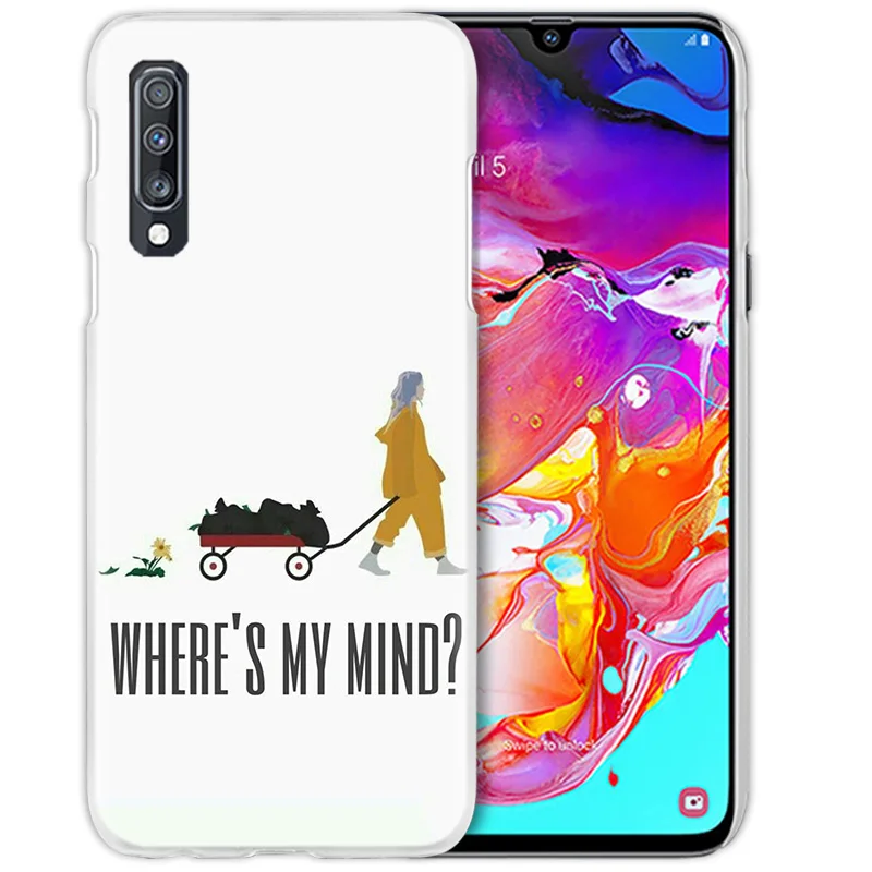 Billie Eilish Стиль чехол для samsung Galaxy A50 A70 A20e A40 A30 A20 A10 A8 A6 плюс A9 A7 Жесткий Прозрачный поликарбонатный чехол для телефона чехол