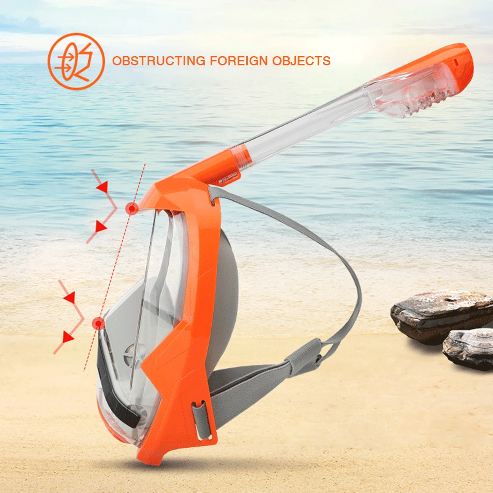 

Full Face Foldable Summer Diving Mask Anti Fog Non-toxic Portable Underwater Waterproof Sports Snorkeling Tool Swimming Training