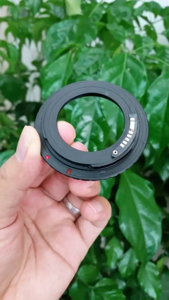 Электронный AF Подтверждение M42 Крепление объектива адаптер для Canon EOS 5D 7D 60D 50D 40D 500D
