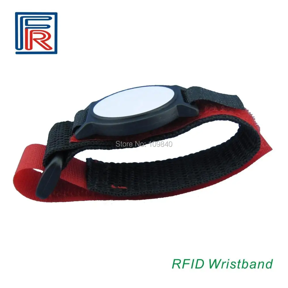 200pcs T5577 칩 RFID 나일론 팔찌/팔찌 EM 카드와 ID 번호 쓰기 125khz