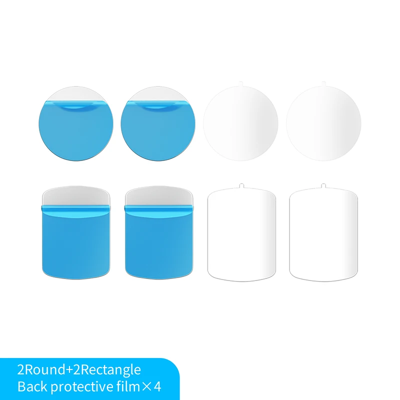 2Round2Rectangle Магнитный держатель для телефона металлическая пластина диск Железный клейкий лист для воздуха вентиляционное крепление подставка для телефона Магнитная металлическая пластина автомобильный держатель - Цвет: 2Round2Rectangle